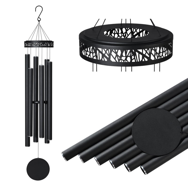 60" Extra Large Wind Chimes for Outside Deep Tone, Sympathy