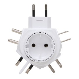 Kopp Travel-Star SB World Travel Plug Adaptor, white, 172201018