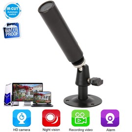 Tangxi 2MP 1080P AHD Cylinder Camera IP66 Waterproof Mini Camera Computer Laptop PC AHD Micro Camera Security Camera Outdoor Monitor DVR Works with