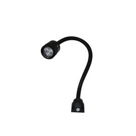 Flexible LED Gooseneck Work Light for Machines, Aluminum Housing, IP65 Waterproof (M3W)
