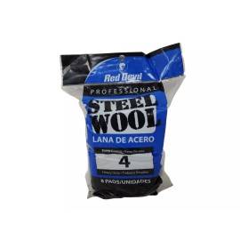 Red Devil - 4 Grade Steel Wool: Extra Coarse Pack of 8
