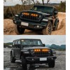 Grill Lights for Jeep Wrangler JL JLU Front Bumper Grille