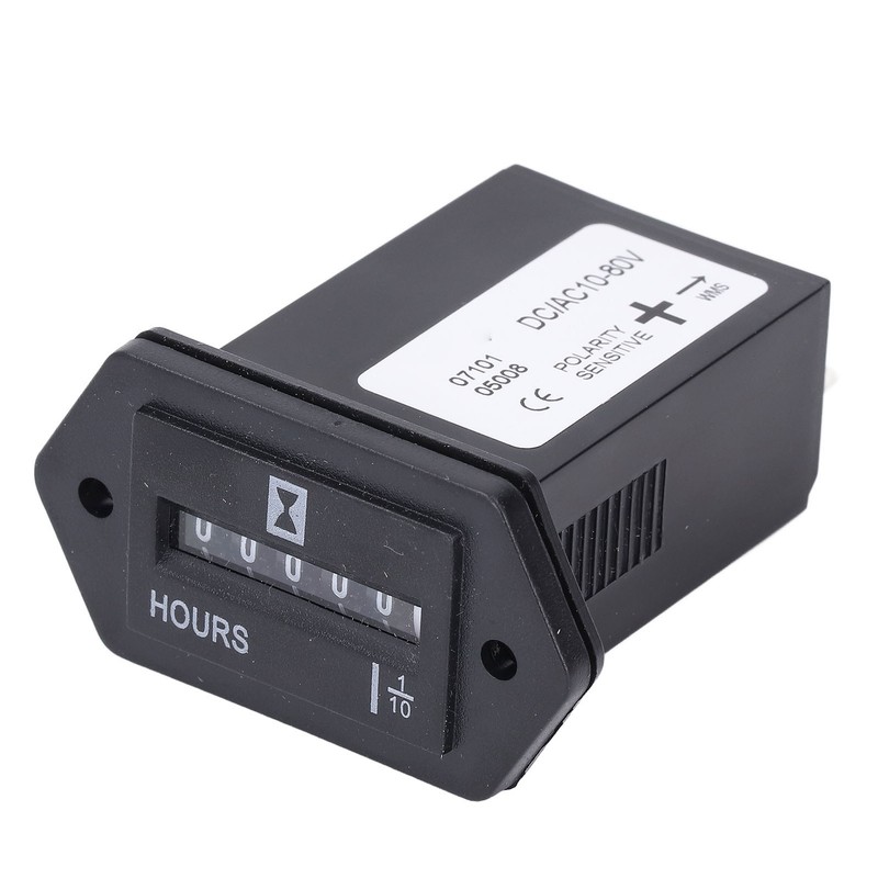 Hour Meter High Accuracy Data Storage Mechanical Hour Meter Gauge