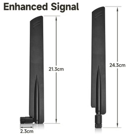Superbat 4G LTE Cellular Trail Camera Antenna 4dBi SMA Male Omni-Directional Antenna for Spypoint Cuddeback Trail Camera Stealth Cam Tactacam Hotspot Router Security Camera (2-Pack)
