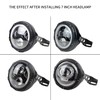 HARPUOU 7 Inch LED Motorcycle Headlight Housing Bucket with Lamp