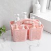UUJOLY Plastic Portable Shower Caddy Basket Bucket, Cleaning Shower Basket