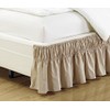 Mk Collection Wrap Around Style Easy Fit Elastic Bed Ruffles