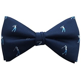 Bowties.jp bd678 Navy Golf Golfer Bowtie Bowtie Easy Fit Type Free Size, navy