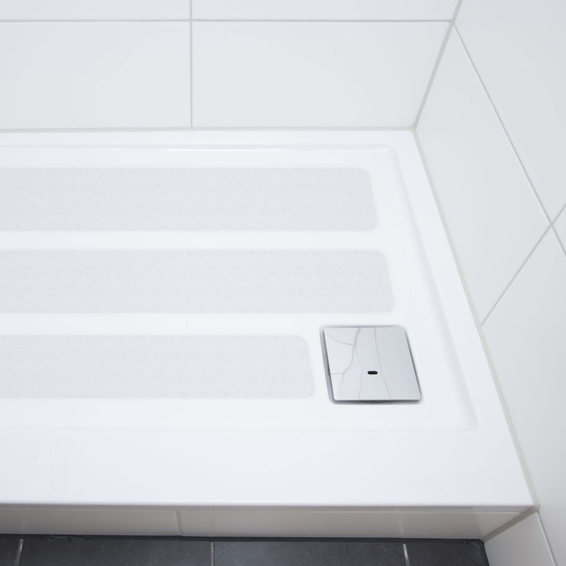 SeKi Strisce antiscivolo 5 pezzi 75 x 10 cm trasparente