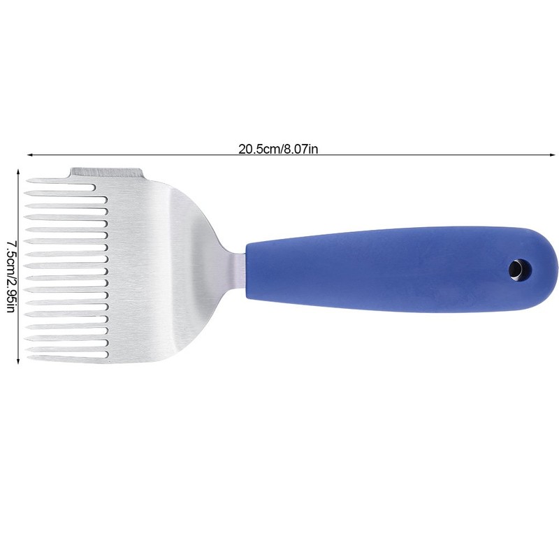 DDBSUN Stainless Steel Plastic Handle Bee Uncapping Fork Beehive Supplies