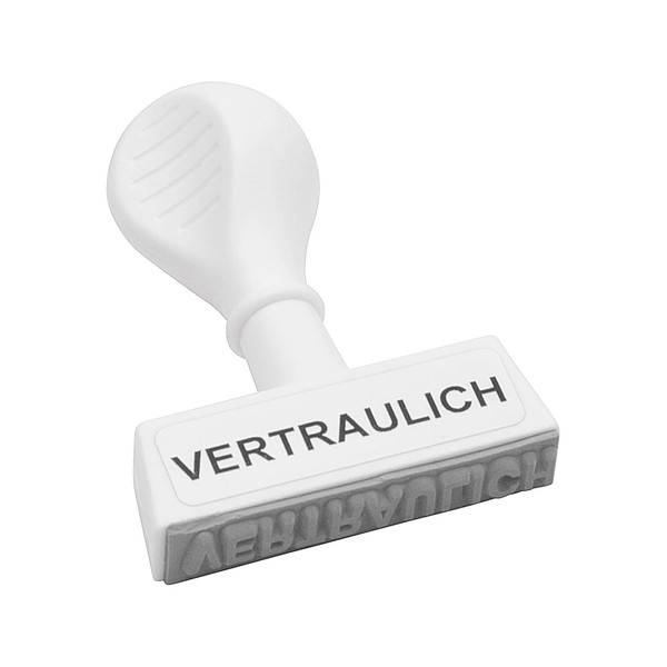 Wedo 19326 Stock Text Stamp Confidential Imprint Width 45 mm