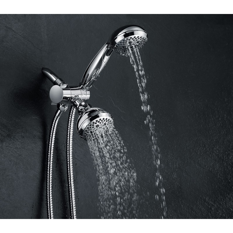 Shower Head/Handheld Combo, WASSERN High Pressure Intake Air 3way 148