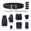ZGJINLONG Duty Belt w/Utility Belt Law Enforcement Police Molded Pouches