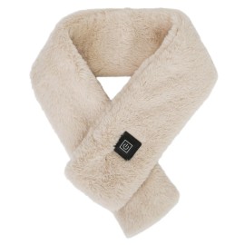 Unisex Winter Electric Heated Neck Shawl USB Heating Scarf Wrap Electric Heated Blanketscolor: Camel Color
