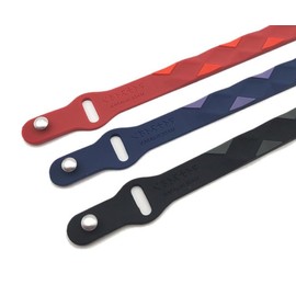 Dzmb Balance Bracelets for Men/Women Silicone Bracelets, 9.45 inches, 6 Holes to Adjust, Fits 6-9 inches Wrist Size Gift Box (Blue)