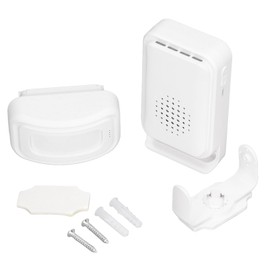 Wireless Welcome Doorbell Motion Sensor Door Entry Bell Infrared Detector Security Alarm 5V Micro USB