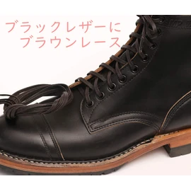 White's Boots Waxing Flat Dress Boots Lace, Braun