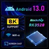 K98 PLUS Android 13.0 Smart TV Box RK3528 Quad-core UHD