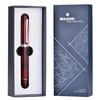 erofa Majohn V60 Triangular Piston Fountain Pen Fine Nib, Transparent
