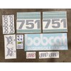 751 Style A Decal Sticker kit fits Bobcat
