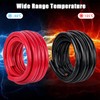 Kimbluth 2/0 Gauge Battery Cable Copper Wire, 5FT Red+5FT Black