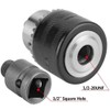 Mesee 1.5-13mm Capacity Quick Change Drill Chuck Adapter Converter 1/2-20UNF
