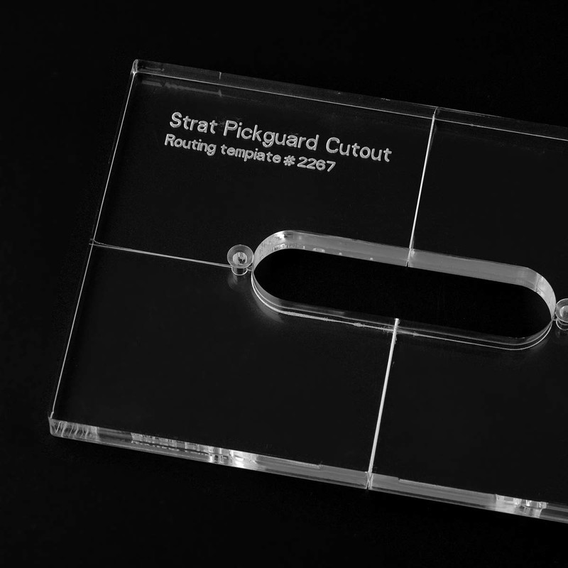 Musiclily Pro CNC Accurate Acrylic Single Coil Pickup Routing Template