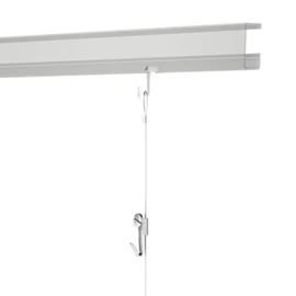 2 Small Picture Hooks for Gallery/Picture Rails Pack of Picture Rail Hang It