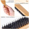 Slick Back Hair Brush for Women Men, Boar & Nylon