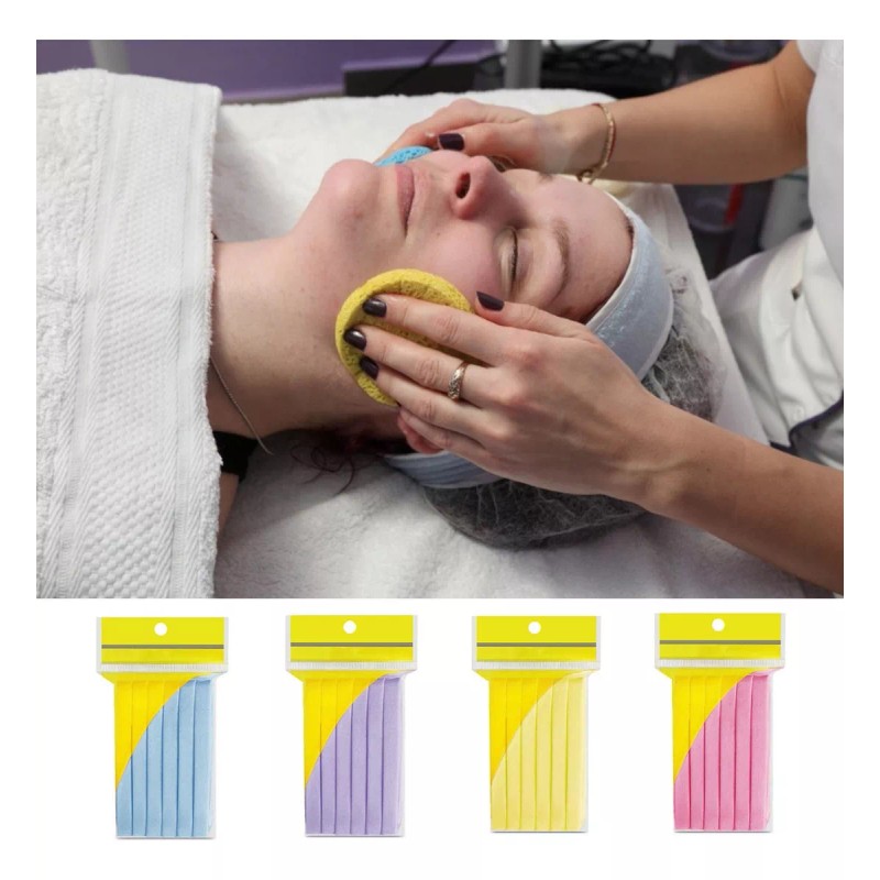 Universo en Linea Esponja Fibra Celulosa Natural Limpieza Facial Pachs