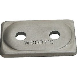 RPM Woodys ADD2-3775-B Double Digger Aluminum Supportplate 5/16-48 Pcs