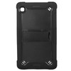 Tablet Case Black Silicone Precise Cutouts Shock Absorbent Stable Kickstand