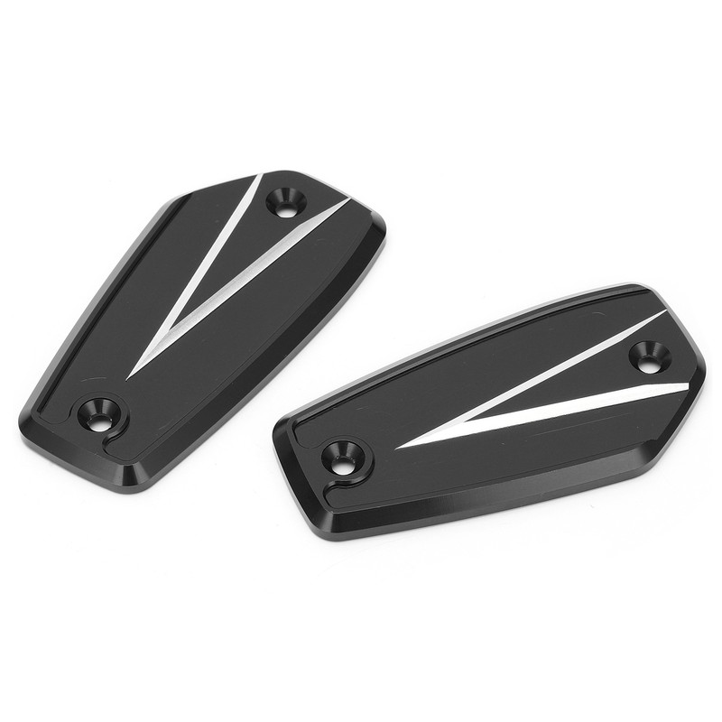 2pcs Front Brake Reservoir Cylinder Cover Cap Replacement for Suzuki