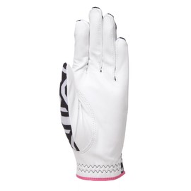 Glove It G4131R Guantes de Cuero Cabretta Suave, protección contra Espectro UV para Mujer, Mod Links, Medium