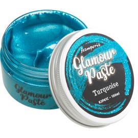 Stamperia Glamour Paste 100 ml Turquoise