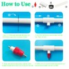 10 Pack Chicken Waterer Nipples & PVC Tee Fittings for