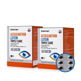 ANGET ORIGIN Enget Origin Lutein Astaxanthin Triple Care 60 Capsules, 2 / 엔젯오리진 루테인 아스타잔틴 트리플케어 60캡슐, 2개