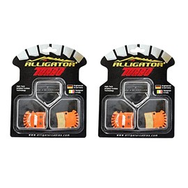 Alligator Turbo MTB Bike disc Brake Pads Fit Shimano XTR BR-M965, BR-M966, BR-M975/Saint BR-M800/Deore XT BR-M765, BR-M775, BR-R505(Only Alligator Turbo Disc Brake Pad), 2 Pack, AR2428