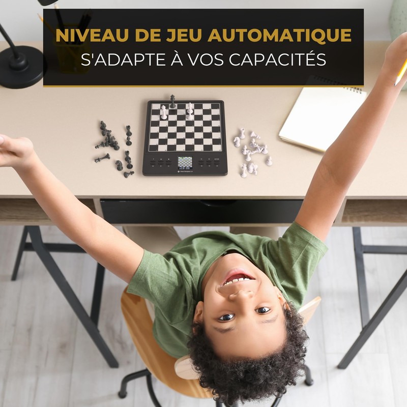 MILLENNIUM M808 ChessChampion 2.0 - Your Smart Chess Trainer with