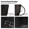 Black Padded Baritone Horn Gig Bag - Heavy-Duty Oxford Carrying