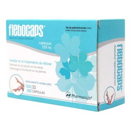 Pharmacaps Flebocaps Aesculus Hippocastanum Medicamento Herbolario 30 C
