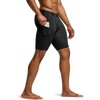 TSLA Men's Athletic Compression Shorts, Sports Performance Active Cool Dry