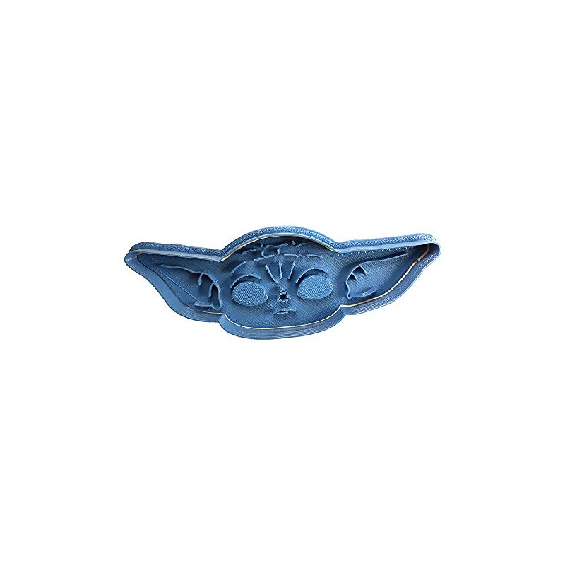 Cuticuter Baby Yoda Cara Cookie Cutter, PLA, Blue