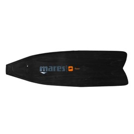 Mares Razor Pro Elastic Tapered V-Tip Black Replacement Blade Spearfishing Freediving Swimming Fins, Sold Individually