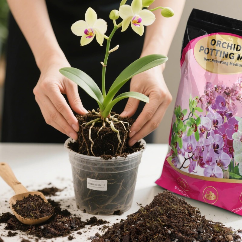 Doter Organic Orchid Potting Mix & Bark Blend 10qt -