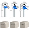1/4 Inch Shank Roundover Router Bit Set, Corner Rounding Edge-Forming