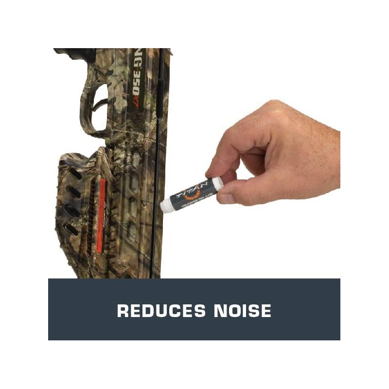 Titan Crossbow String Wax & Rail Lube Combo, 2-Pack, White