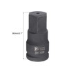 uxcell 30mm Impact Hex Bit Socket, 3/4" Drive 110mm Length