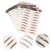 FOMIYES Full Natural Eyebrow Stickers Waterproof Quick Easy to Apply