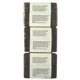 Brown Windsor, all natural handmade cold process soap, essential oil soap. 3 bar pack 15 + oz.